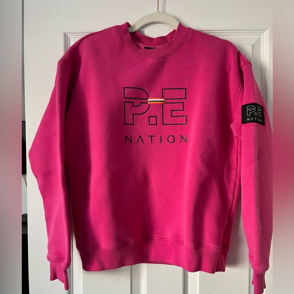 P.E Nation - HEADS UP SWEAT in hot pink (size S) - Picture 1 of 2